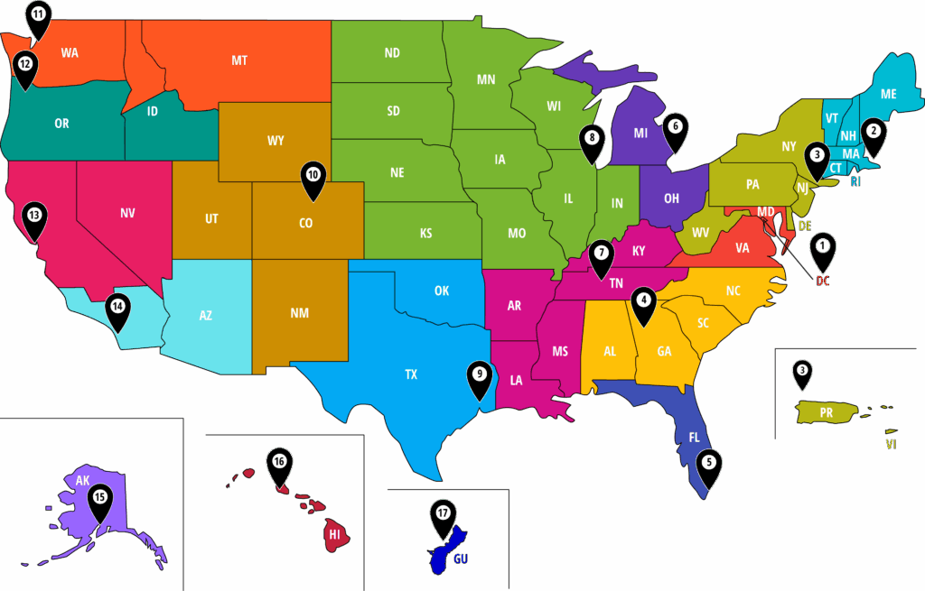 JET Program Offices in the USA